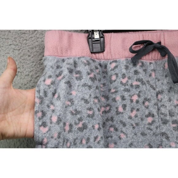 Cuddl Duds Fleece w/Stretch Thick Pajama Set-Size Medium-Drawstring-Pockets - Picture 3 of 16